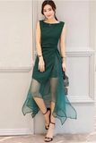 Green Jewel Sleeveless Short Homecoming Dresses Online, Short Prom Dresses APH0276