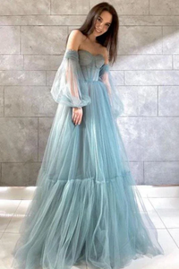 A Line Sweetheart Prom Dresses Elegant Formal Long Evening Gowns APP1026